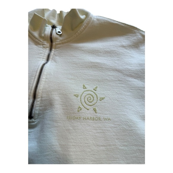 Spirit Vintage 3/4 Zip Pullover Long Sleeve Sweatshirt - Size L / XL - Picture 6 of 15